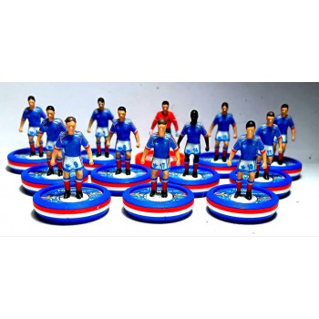 Subbuteo Andrew Table Soccer France 1986 World Cup Team on WSB Professional bases